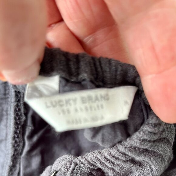 Lucky Brand Tiered Ruffle Maxi Dress   Cotton - Picture 12 of 16